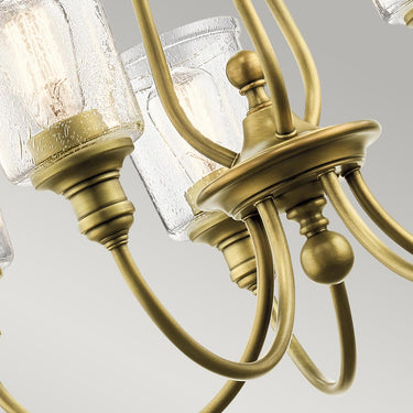 Chandelier brass | ⌀66 x 83.7 - 269.5 cm | Waverly |