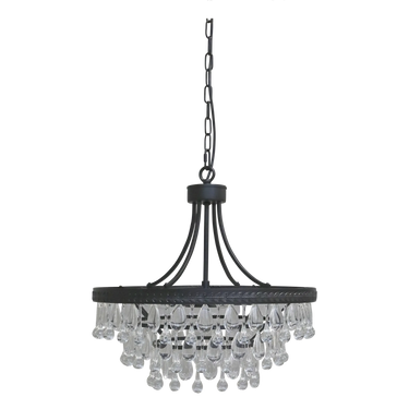 Musta Versailles-kattokruunu ⌀50 cm, kuva 2