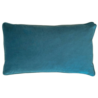 Yellow-blue decorative pillow | 50 x 30 cm | Wild Mirrored Creatures