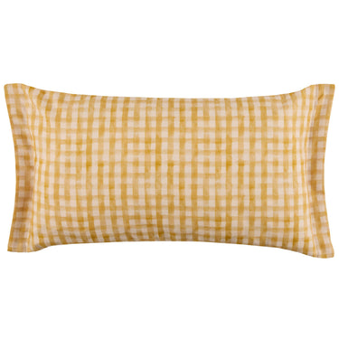 Yellow decorative pillow | Also for outdoor use | 50 x 30 cm | Wildflowers Marigold