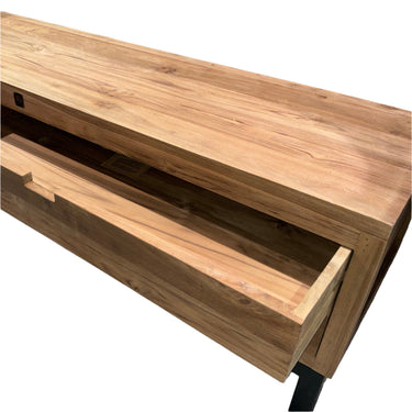 Kierrätystiikkinen puunvärinen tv-taso | 150 x40x 48cm | Cedrik