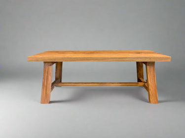 Kierrätystiikkinen puunvärinen sohvapöytä | 120 x 55 x 44 cm | Shettler