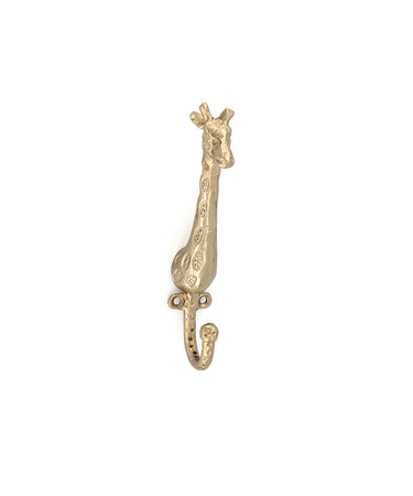 Gloria Baby Giraffe Hook Gold Matt | 14,5 x 3 x 4,2 cm