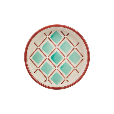 Korutarjotin posliinia | Ø10,5 x 3 cm | RETRO FLAIR