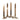 Mirabel Candle Holder, Gold, Metal L31xH7,5xW16,5 cm