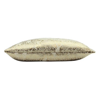 Metallic gold-toned decorative pillow | 55 x 55cm | Tilia