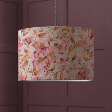 Lampshade for table and ceiling lamp linen-pink | ∅30 x 21 cm | Daphne
