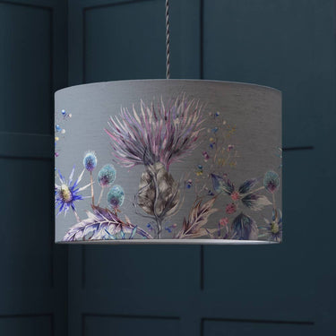 Lampshade for table and ceiling lamp blue-violet | ∅30 x 21 cm | Elysium