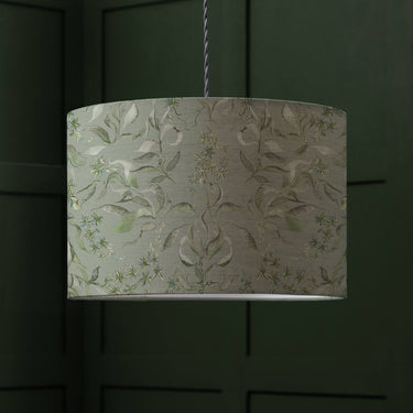 Lampshade for table and ceiling lamp, light green | ∅40 x 25cm | Hettie