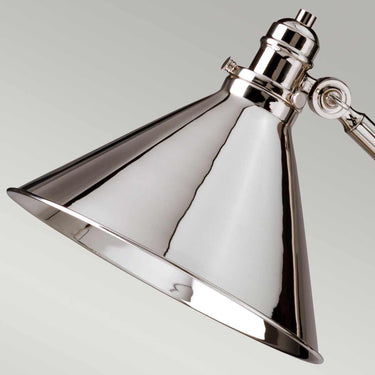 Floor lamp polished nickel | ⌀34.3 - 54x 167 cm | Provence |