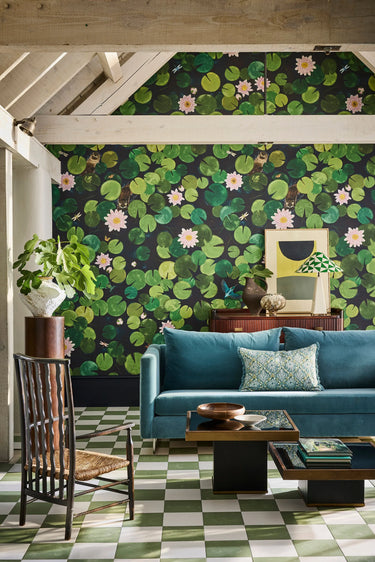 Lily Pads Hopper | non-woven tapetti | In the Garden