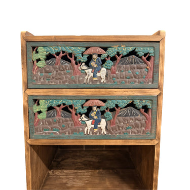 Lipasto tiikkiä | 50 x 42 x 91,5 cm | Vintage