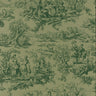 Lovers' Toile Dark Brunswick Green | non-woven tapetti | National Trust Papers III