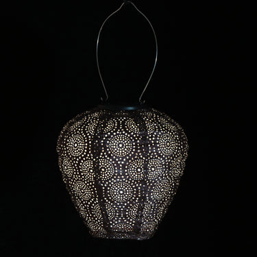 Luumun sävyinen aurinkokennolyhty | Ø20 x 20 cm | Occult Balloon