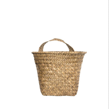 Seagrass basket with hanging loop | Ø20 x 16cm