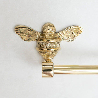 Brass towel rail | Polished brass | 45 x 5.5 x 7 cm | Bee