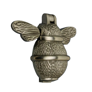 Bee-themed door knocker in brass | Pewter | 12.7 x 3.8 x 10.12 cm | Bumble Bee
