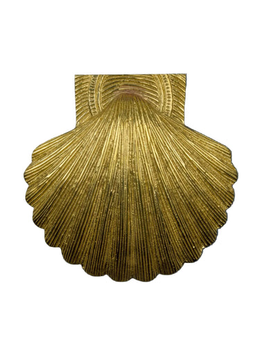 Brass Shell Door Knocker | Brass | 10.5 x 9.5 cm | Shell