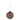 Mokanruskea lehtikuvioitu lasinen joulupallo | ⌀8 cm-Chic Antique-Sasu’s sisustus- ja huonekaluliike