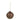Mokanruskea ornamenttikuvioitu lasinen joulupallo | ⌀8 cm-Chic Antique-Sasu’s sisustus- ja huonekaluliike