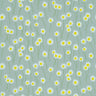 Moon Daisies Celestial Blue | non-woven tapetti | In the Garden