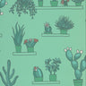 Mr Straw's Greenhouse Green Verditer | non-woven tapetti | In the Garden