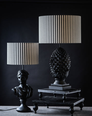 Lampskärm Cylinder Randig | Ø30x20cm