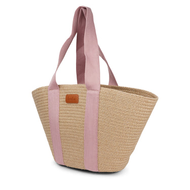 ROSE BLUSH / JUTE PEPPINO - JUTE BAG WITH COTTON HANDLES 45 X 40 CM