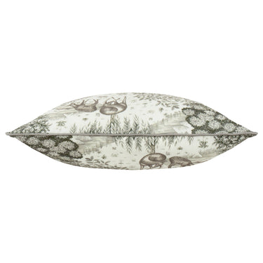 Pellavan sävyinen sisustustyyny | Myös ulkokäyttöön | 55 x 55 cm | William Morris The Brook