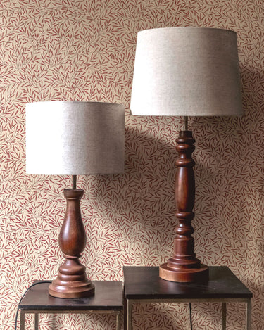 Lampskärm Linne Cylinder Natur | Ø30x21cm