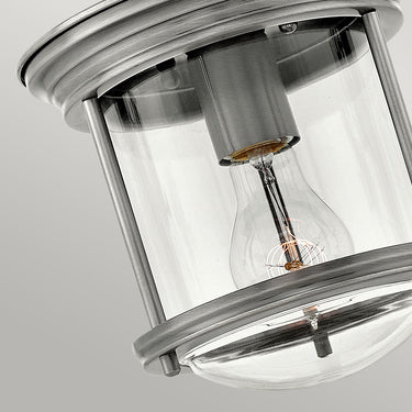 Ceiling light antique nickel | For bathroom | ⌀19.6 x 18.5 cm | Hadrian | (IP44)