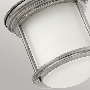Ceiling light antique nickel | For bathroom | ⌀19.6 x 18.5 cm | Hadrian | (IP44)
