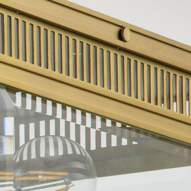 Ceiling lamp brushed brass | Outdoor use | ⌀30 x 16.5 cm | Holborn | (IP44)