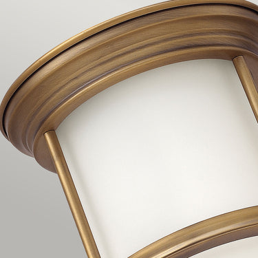 Ceiling light brushed bronze | For bathroom | ⌀19.6 x 18.5 cm | Hadrian | (IP44)