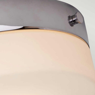 Ceiling lamp polished chrome | For bathroom | ⌀23.5 x 8.5 cm | Tamar | (IP44)