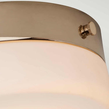 Ceiling Light Polished Gold | For Bathroom | ⌀23.5 x 8.5 cm | Tamar | (IP44)