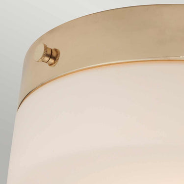 Ceiling Light Polished Gold | For Bathroom | ⌀29 x 9.5 cm | Tamar | (IP44)