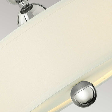 Ceiling lamp polished nickel | ø37.5 x 31.8 cm | Zelda |