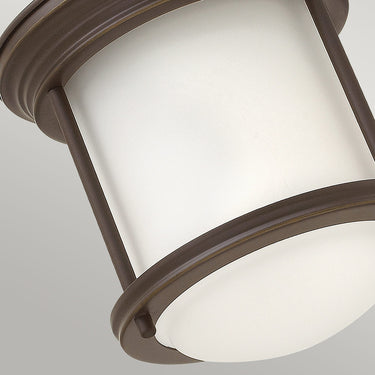 Ceiling light dark bronze | For bathroom | ⌀19.6 x 18.5 cm | Hadrian | (IP44)