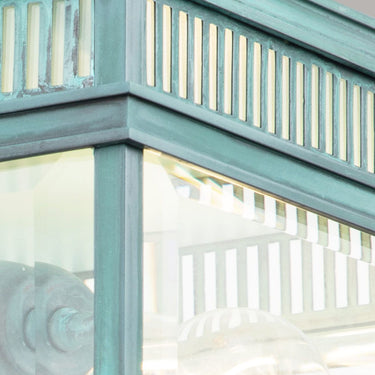 Plafond green patina | For outdoor use | ⌀30 x 16.5 cm | Holborn | (IP44)