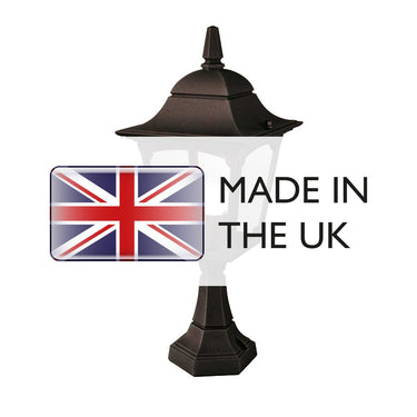 Bollard light black | Outdoor use | ⌀20.5 x 50 cm | Chapel | (IP44)