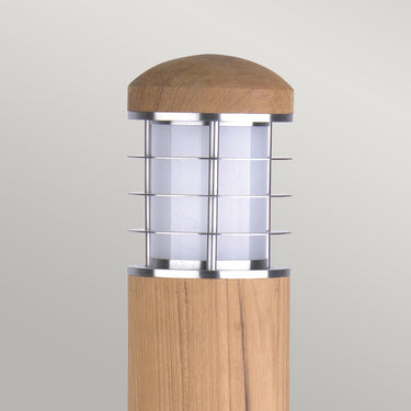 Bollard light teak and stainless steel | Outdoor use | ⌀10.2 x 67 cm | Poole | (IP55)