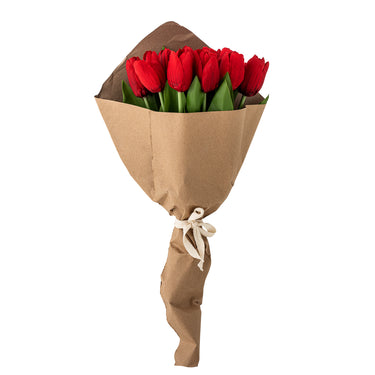 Punainen tulppaanikimppu-kestokukka | ⌀21 x 35 cm | Tulip