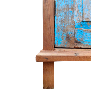 Wooden door cabinet | 85 x 45 x 150 cm | Vintage