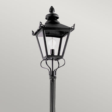 Post lamp black | Outdoor | ⌀29 x 278 cm | Grampian | (IP44)