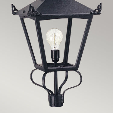 Post lamp black | Outdoor | ⌀29 x 68 cm | Grampian | (IP44)