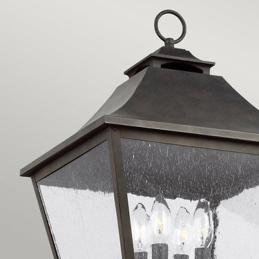Post lamp black-gray | For outdoor use | ⌀33.8 x 300 cm | Galena | (IP44)