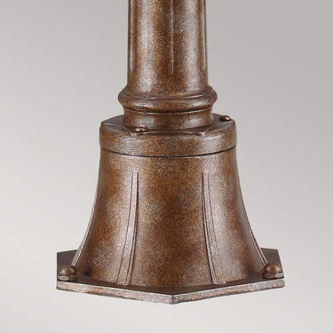 Post lamp bronze | Outdoor | ⌀21.6 x 118 cm | English Bridle | (IP44)