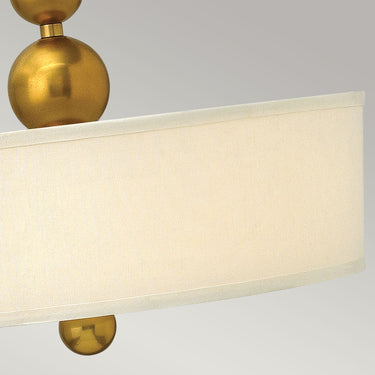 Pendant lamp antique brass | ø51.4 x 55 - 355 cm | Zelda |