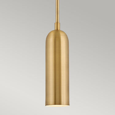 Pendant lamp antique brass | ⌀12.7 x 20.3 - 102.2 cm | Larkin |